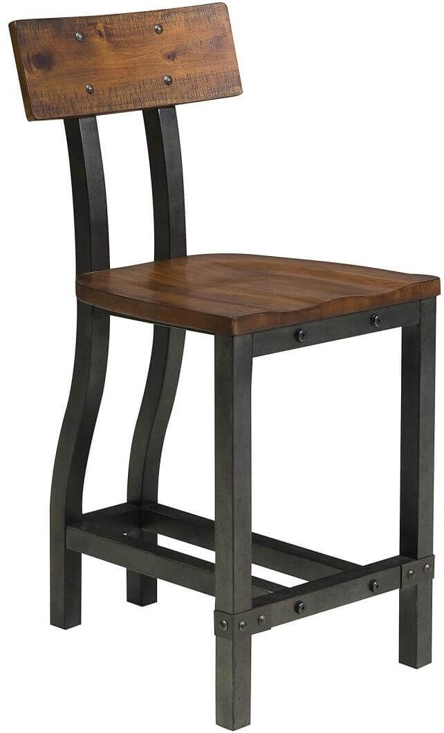 Holverson Industrial Counter Chair