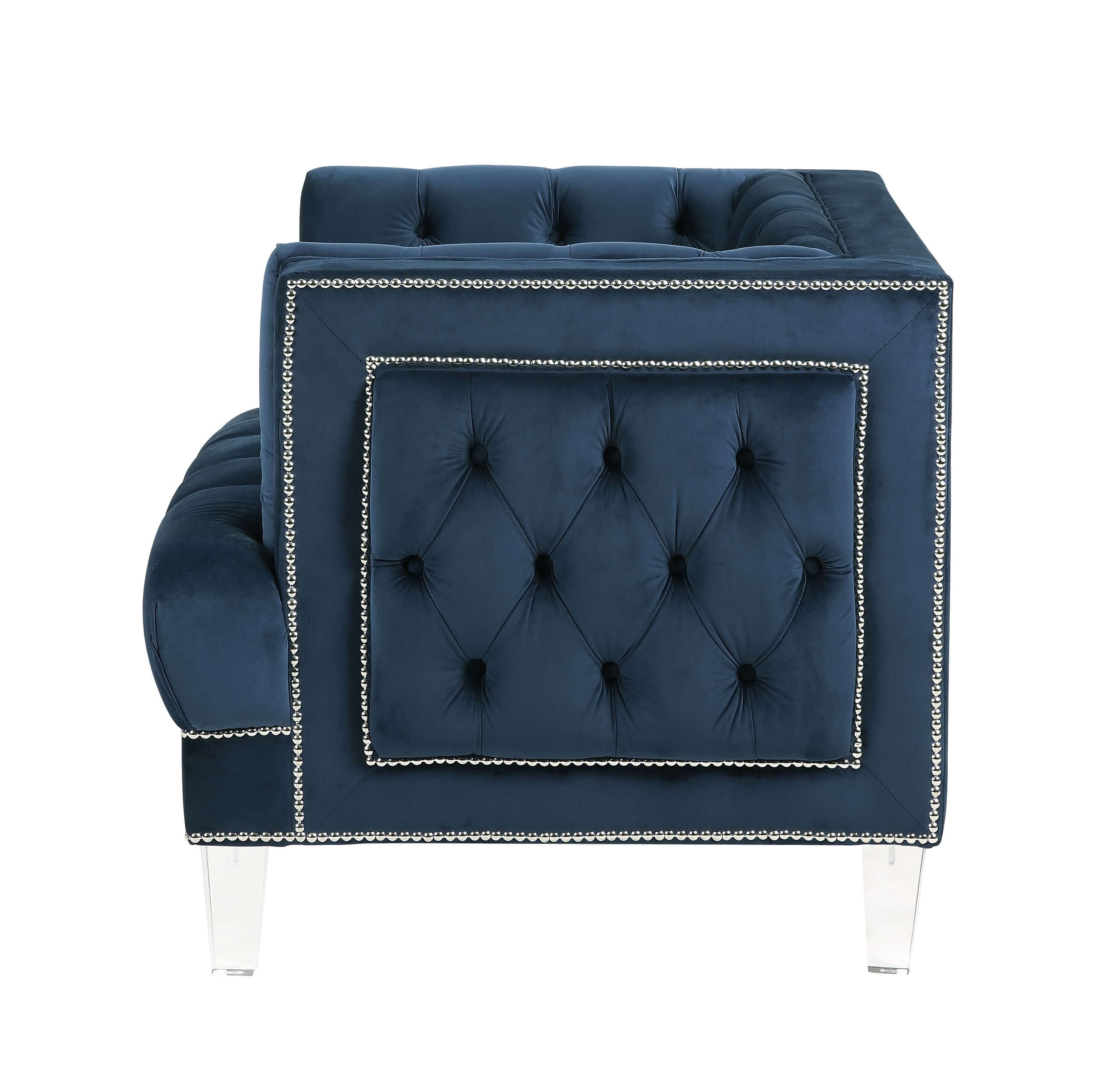 Ansario Velvet Tufted Chair