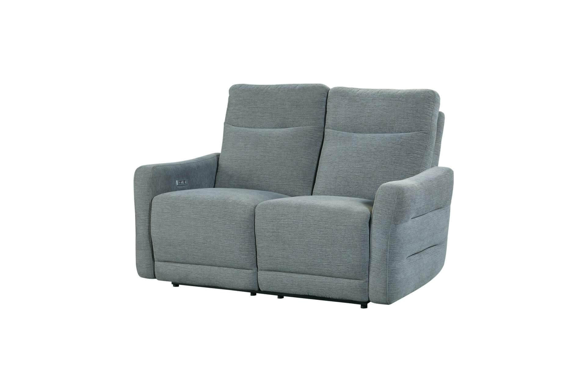 Edition Fabric Power Double Lay Flat Reclining Living Room Set by Homelegance