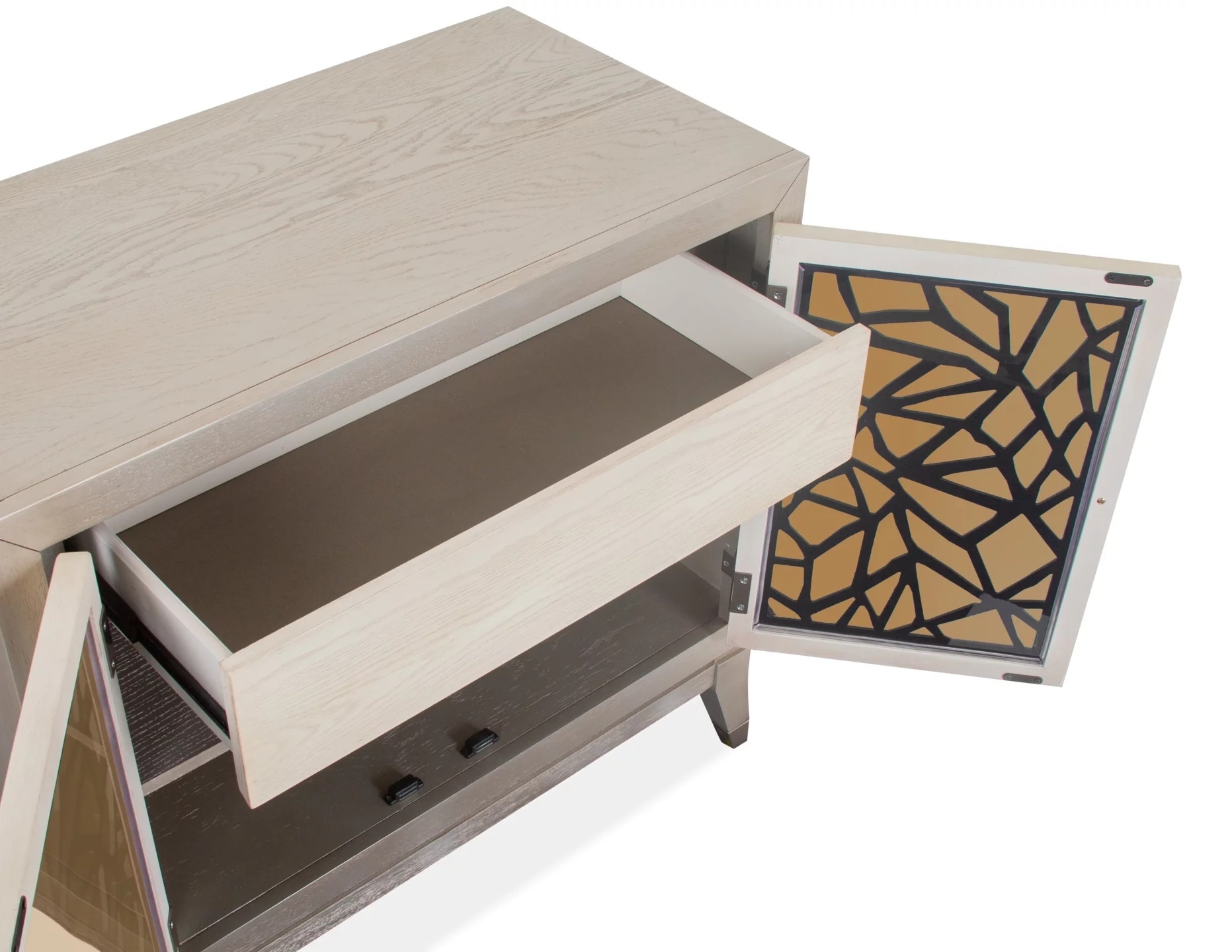 SM Lenox Wood Bachelor Chest w/2 Doors