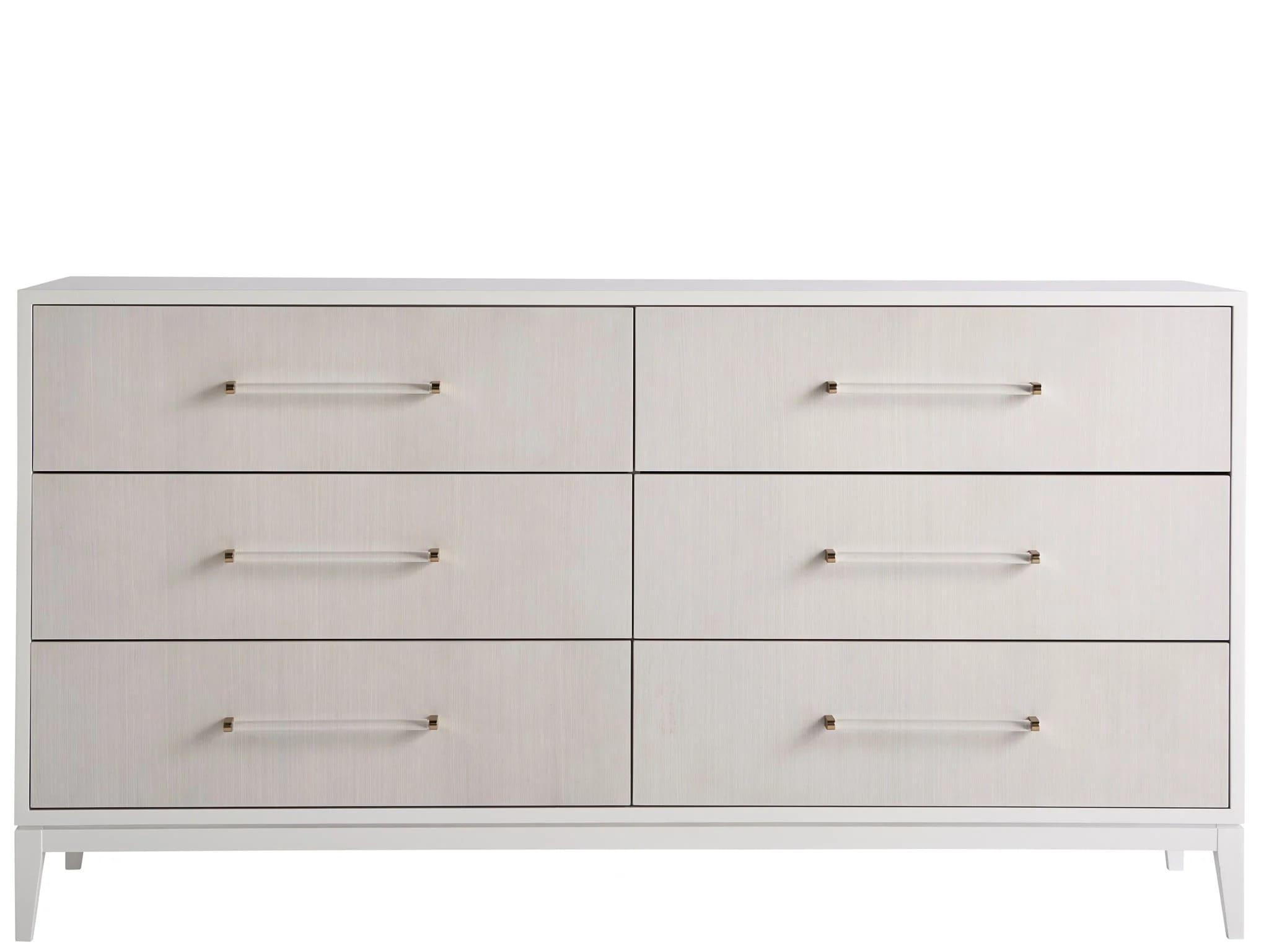 Brentwood Wood Double Dresser w/6 Drawers