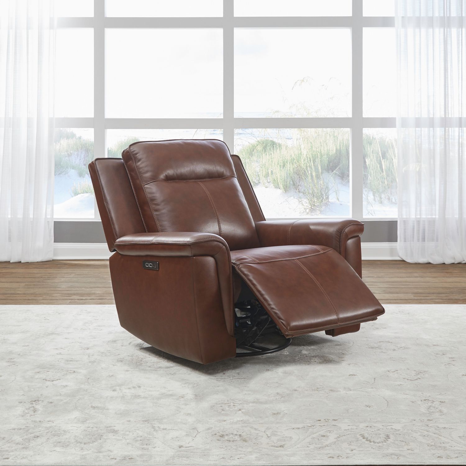 Avery Leather Recliner w/USB Chargers