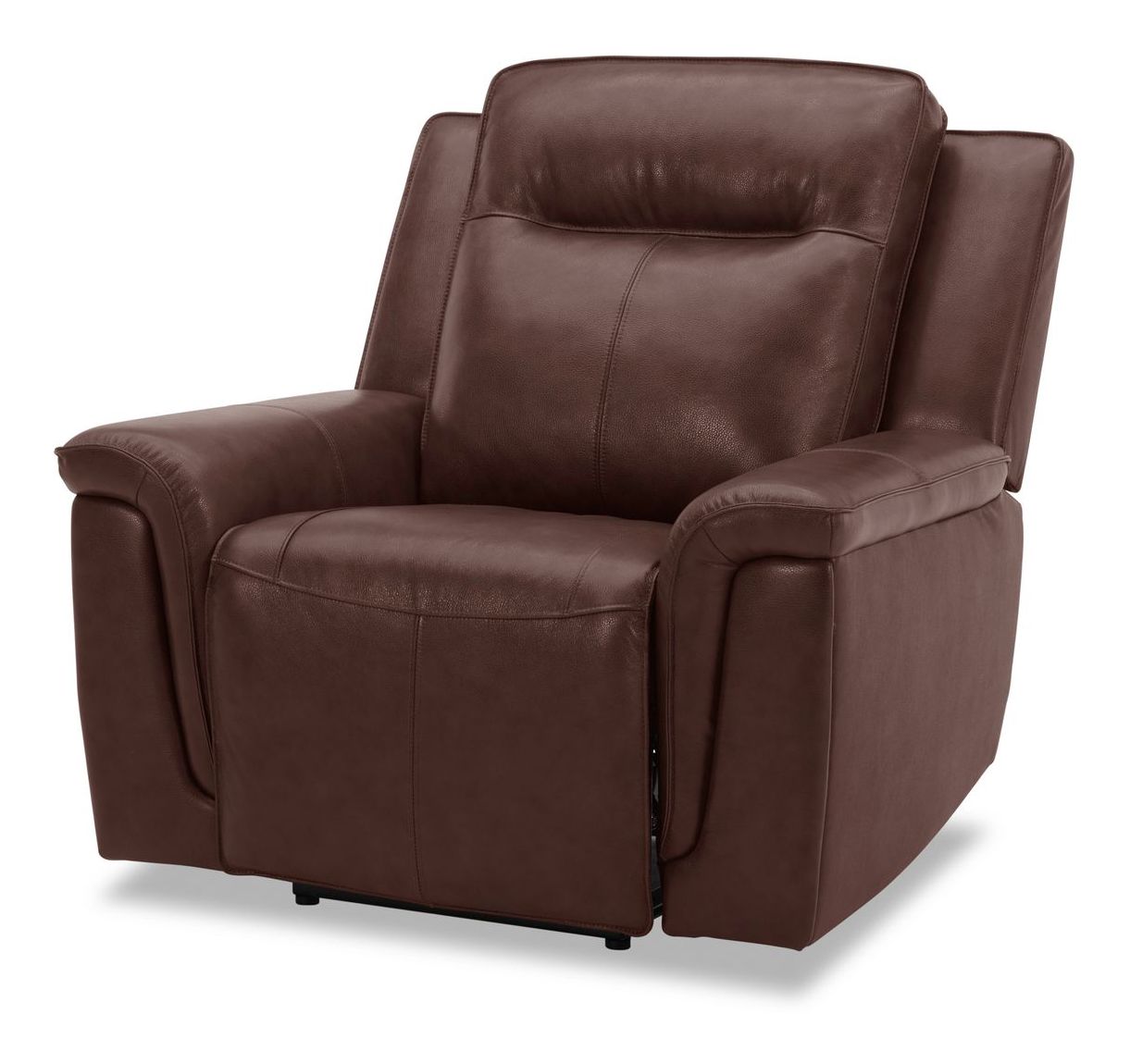 Avery Leather Power Reclining Living Room Set | Cognac