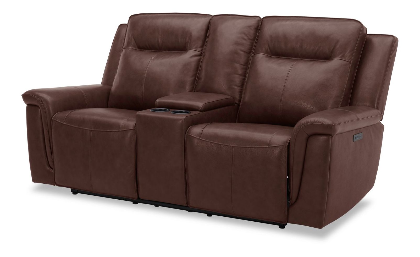 Avery Leather Power Reclining Living Room Set | Cognac