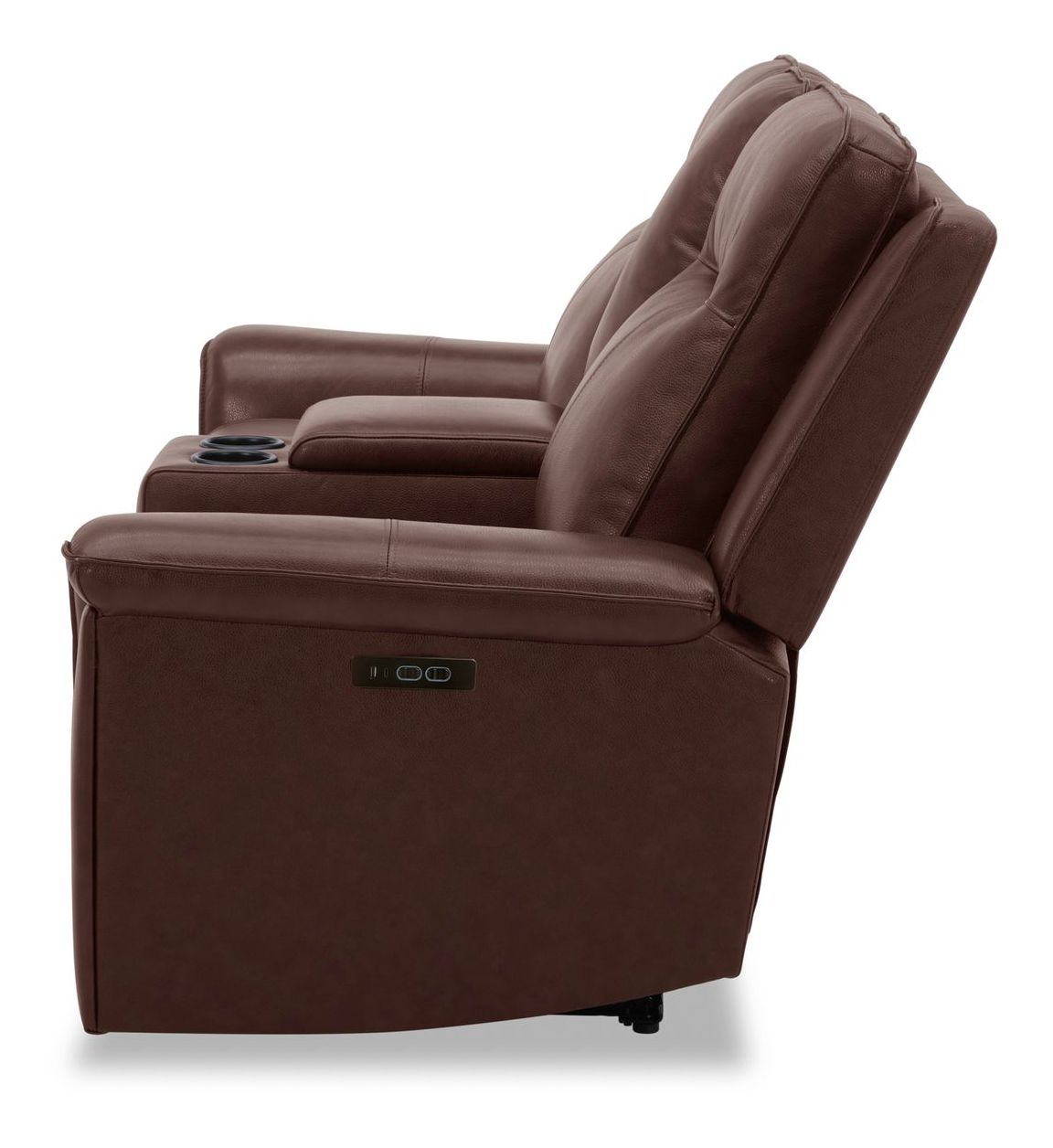 Avery Leather Power Reclining Living Room Set | Cognac