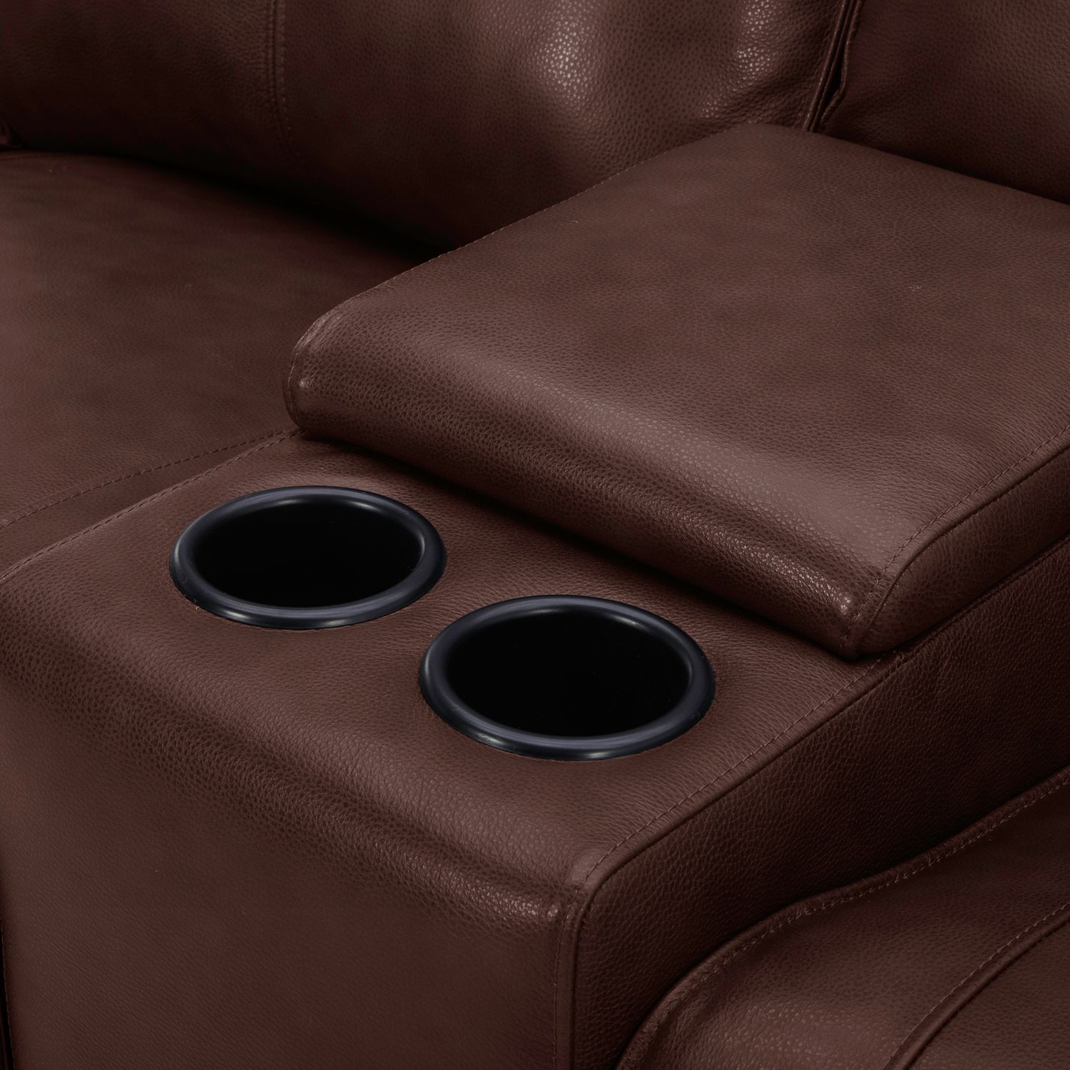 Avery Leather Power Reclining Living Room Set | Cognac