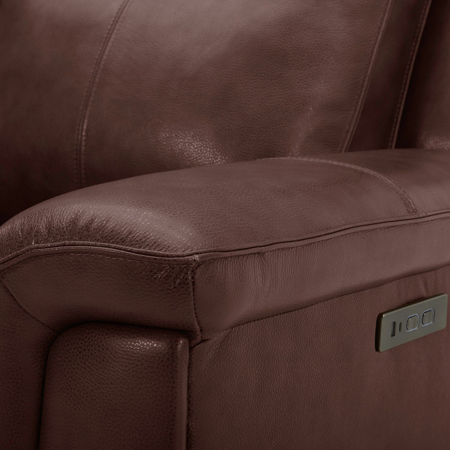 Avery Leather Power Reclining Living Room Set | Cognac