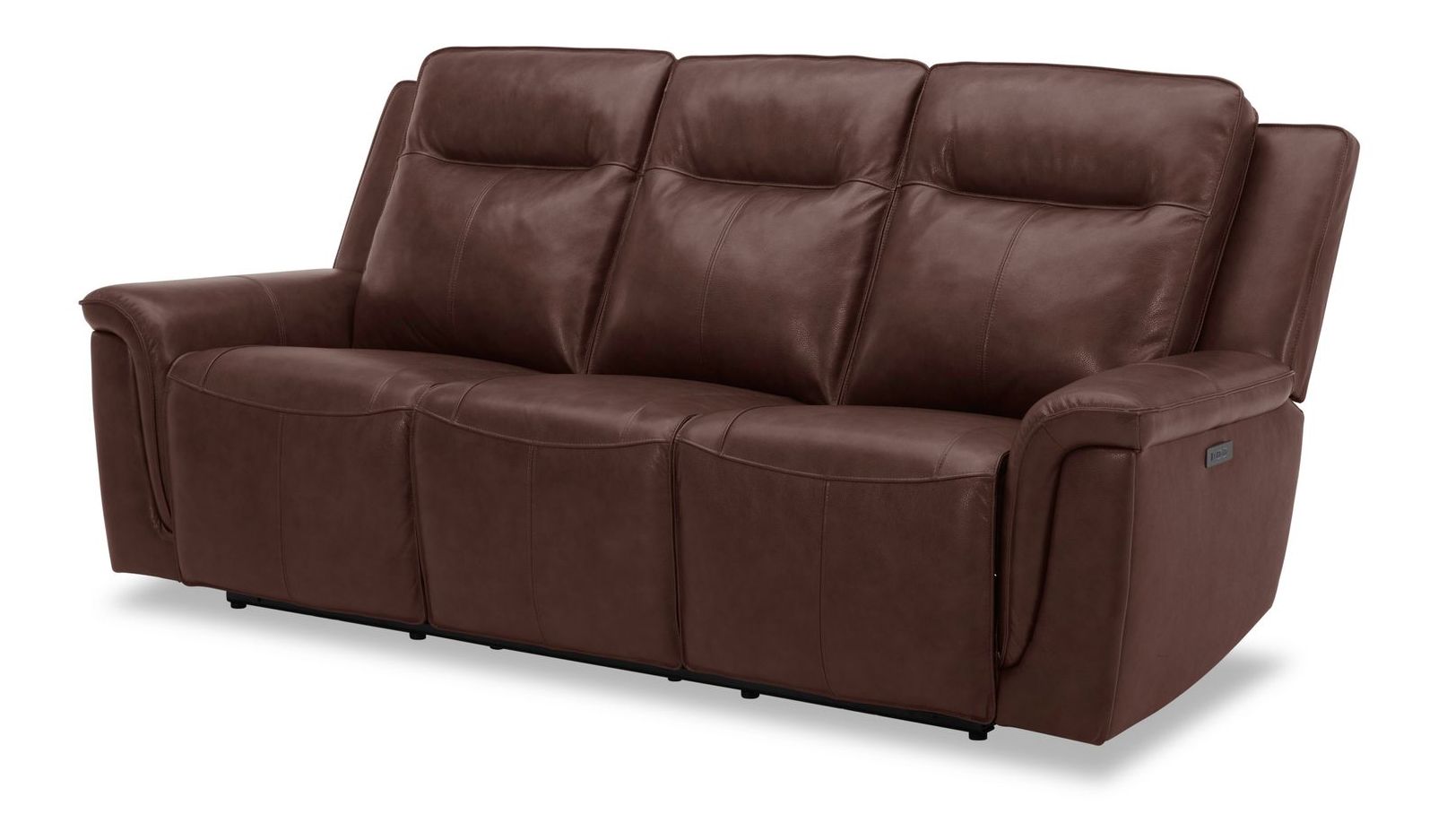 Avery Leather Power Reclining Living Room Set | Cognac