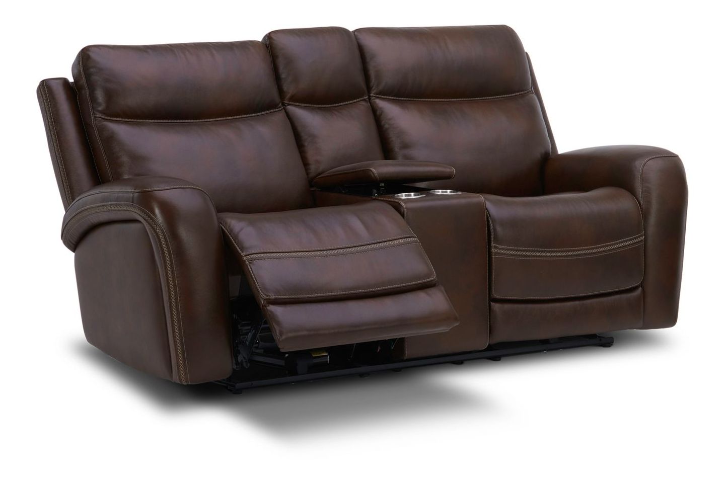 Blair Leather Power Reclining Living Room Set | USB Charging