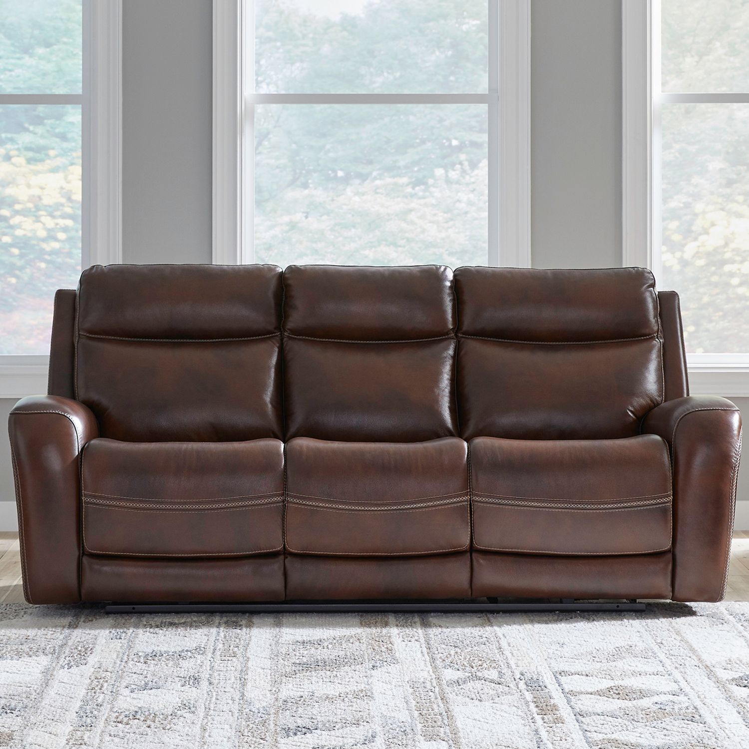 Blair Leather Power Reclining Sofa w/USB Chargers