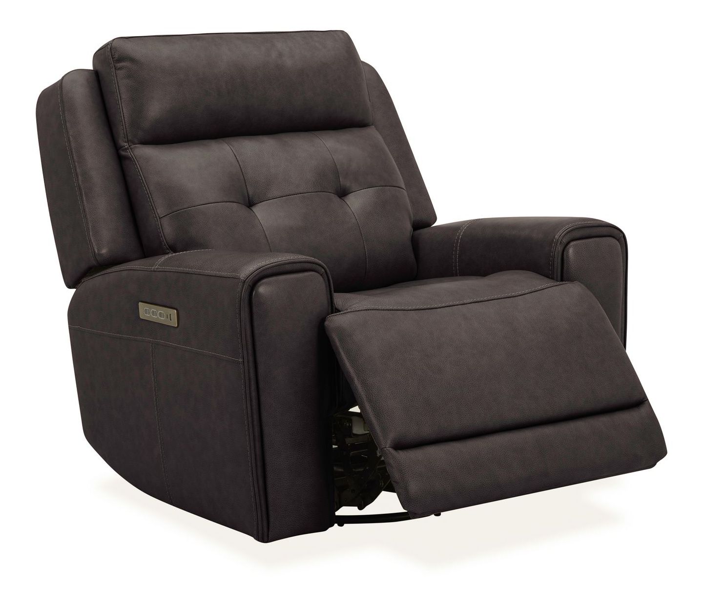 Carrington Leather Power Recliner w/USB Chargers