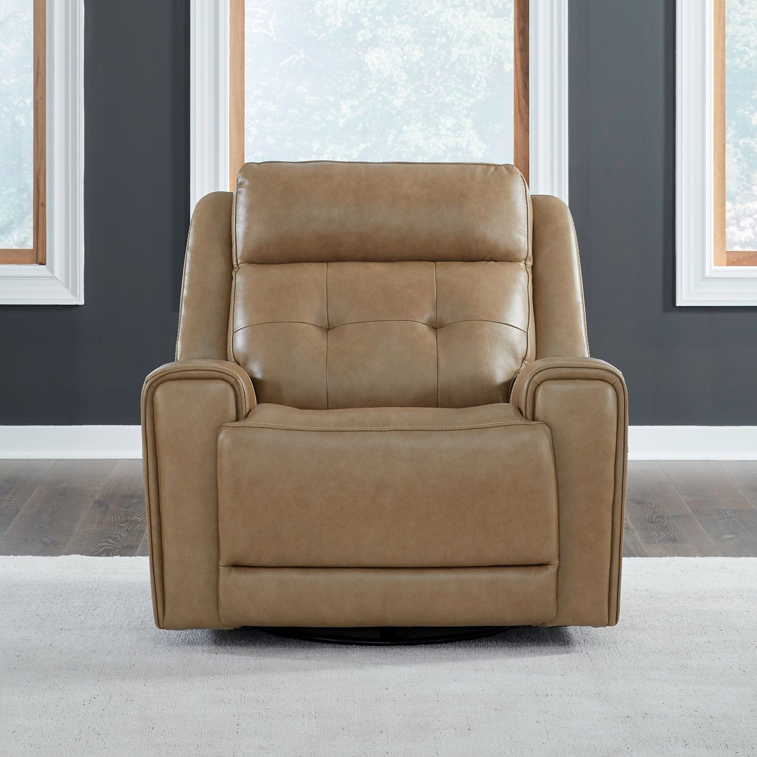 Carrington Leather Power Reclining Living Room Set