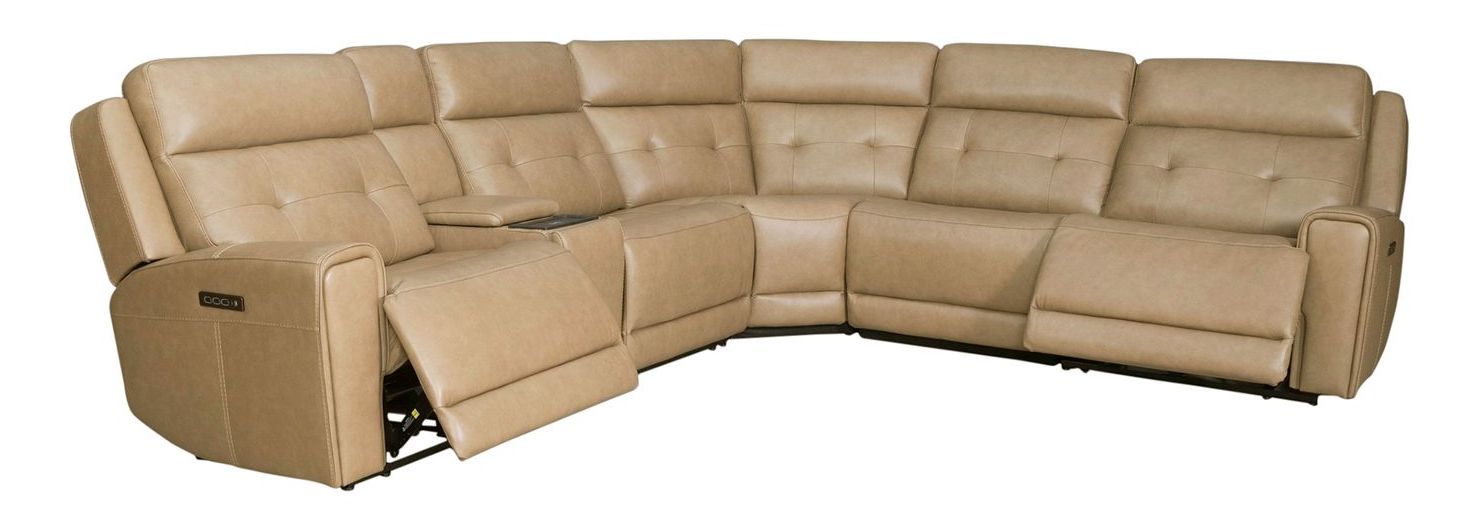 Carrington Leather Power Reclining Living Room Set