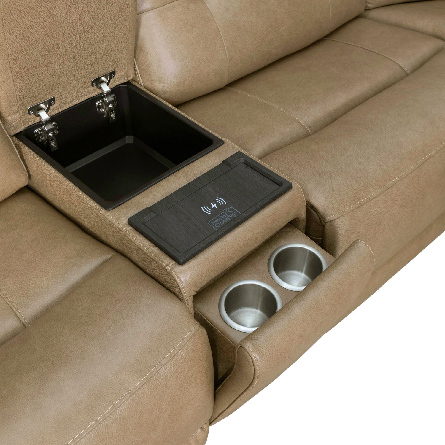 Carrington Leather Power Reclining Living Room Set