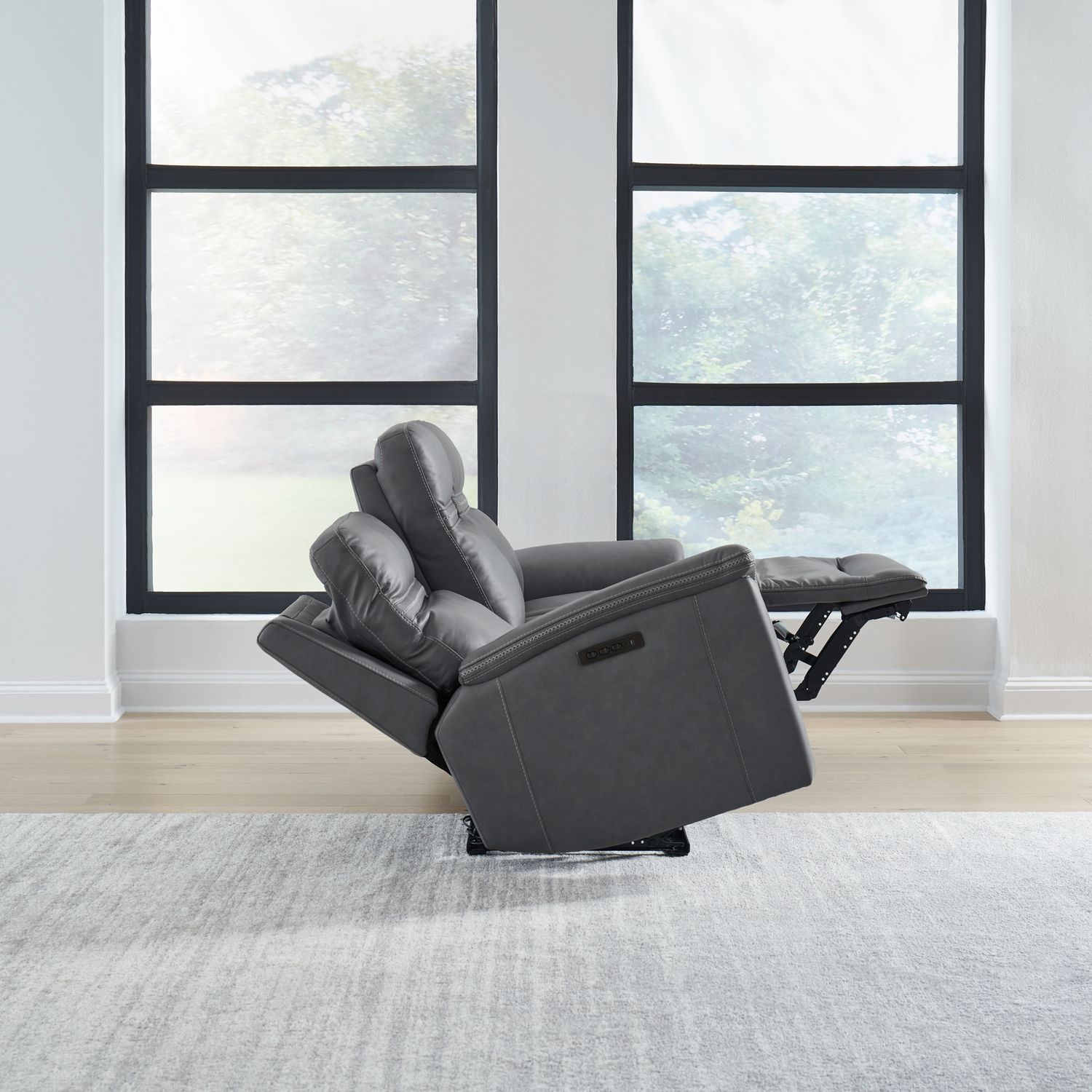 Cooper Leather Zero Gravity Power Sofa | Triple Power & USB
