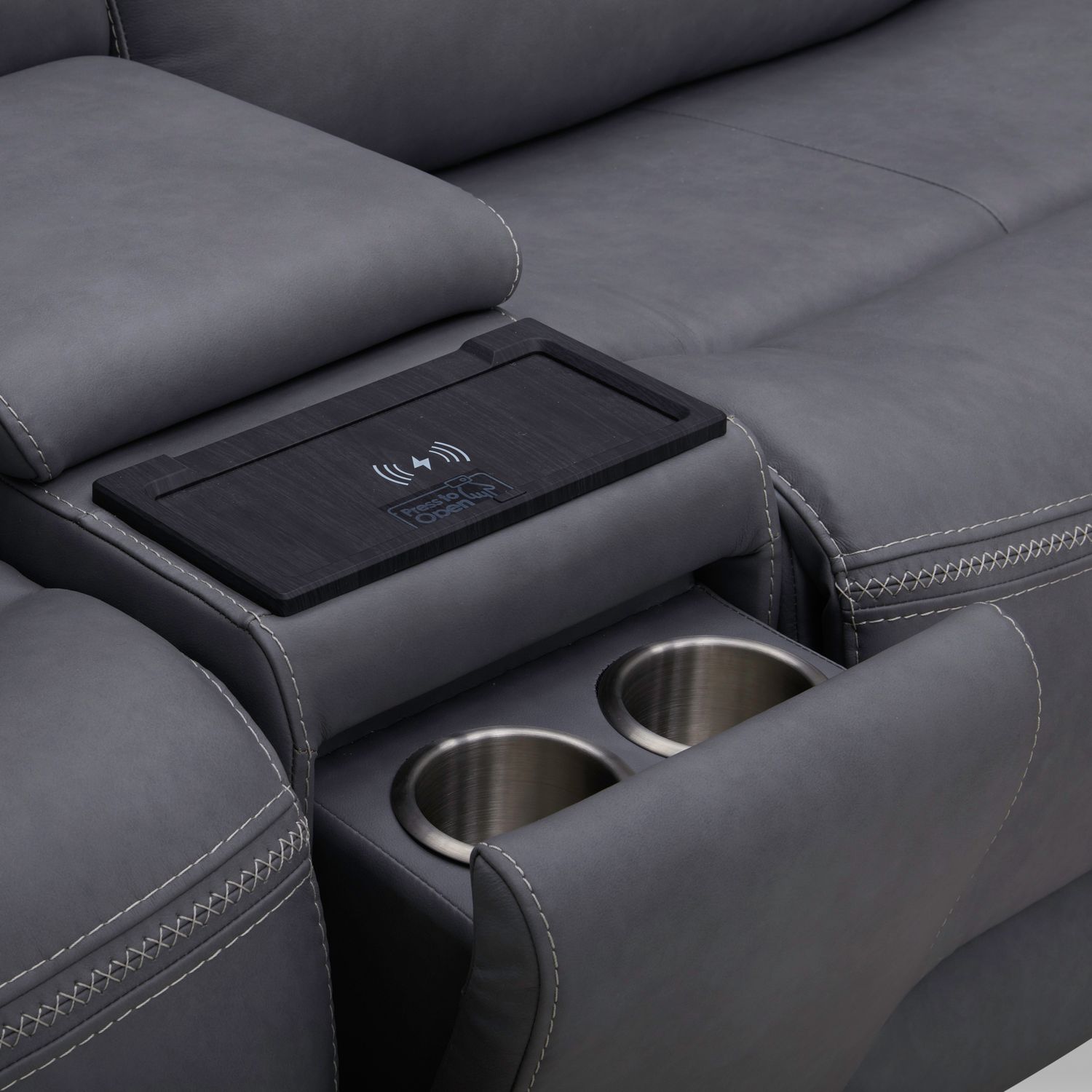 Cooper Zero Gravity Leather Set | Blue Gray or Camel Tan