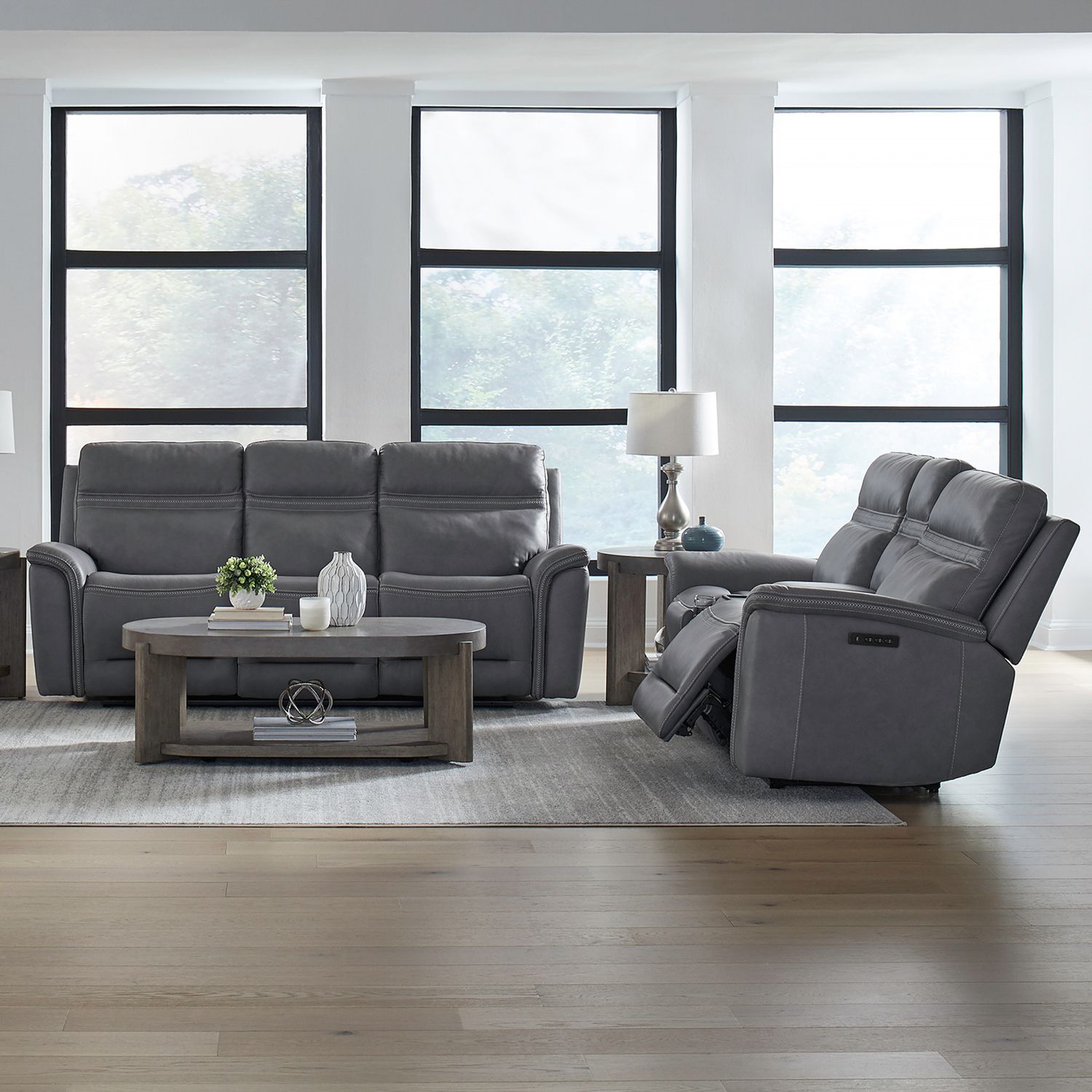 Cooper Zero Gravity Leather Set | Blue Gray or Camel Tan