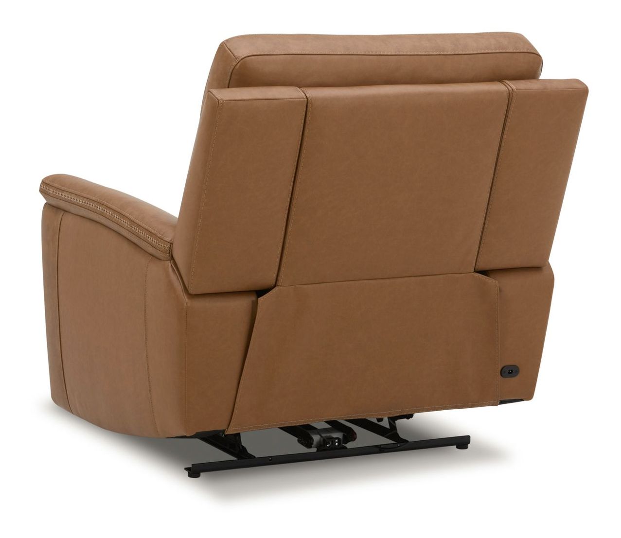 Cooper Leather Swivel Power Recliner w/USB Chargers