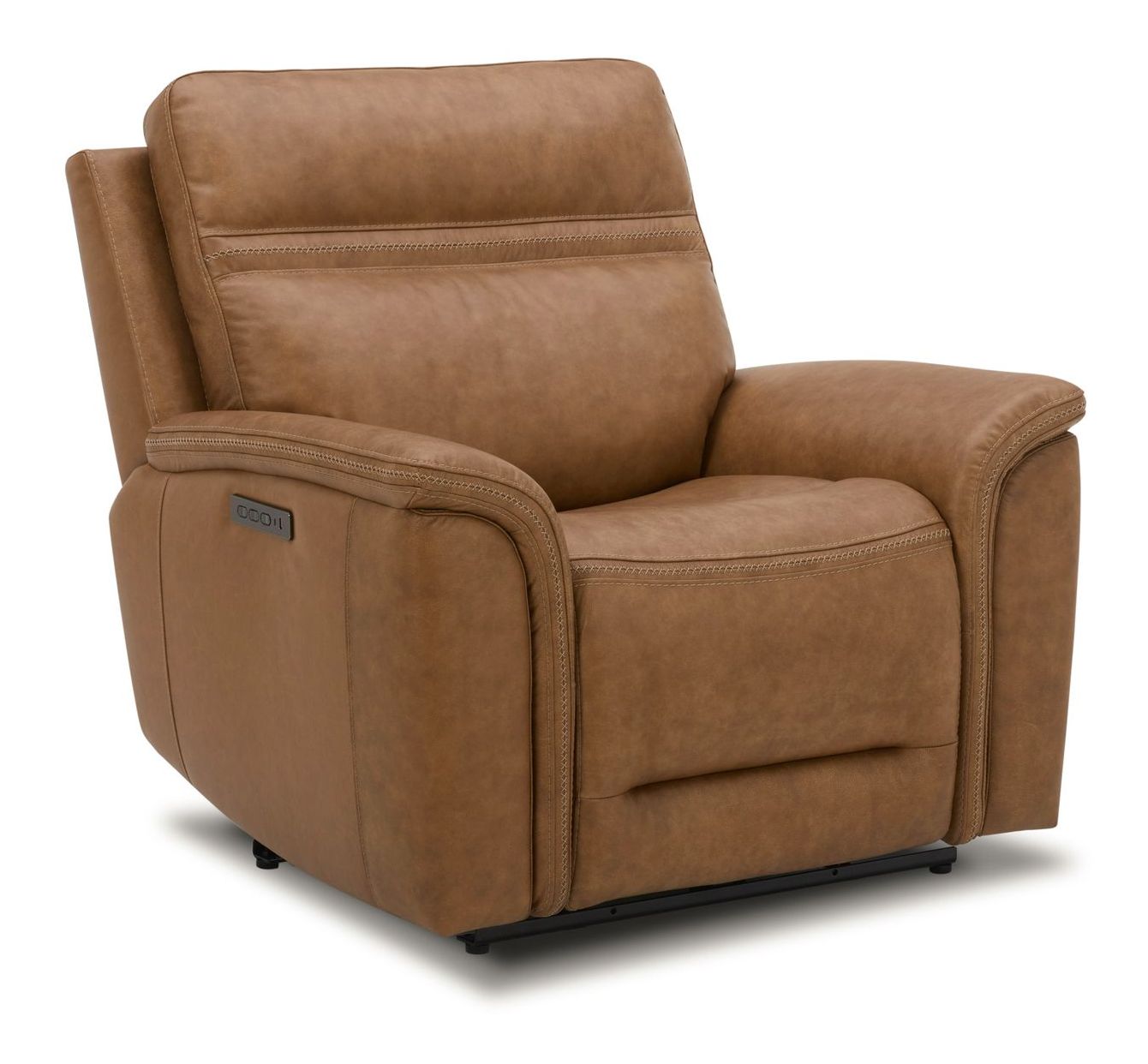 Cooper Leather Zero Gravity Living Room Set | Camel Tan