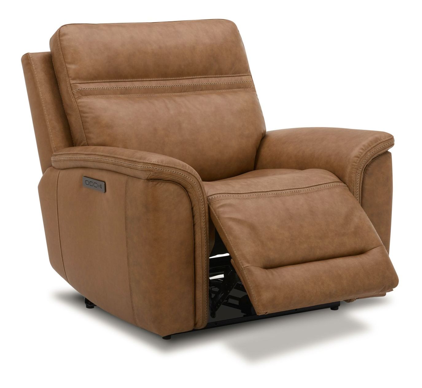 Cooper Leather Zero Gravity Living Room Set | Camel Tan