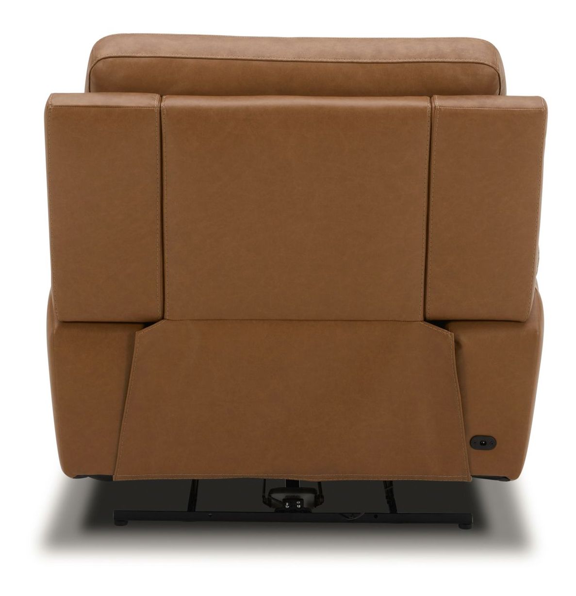 Cooper Leather Swivel Power Recliner w/USB Chargers