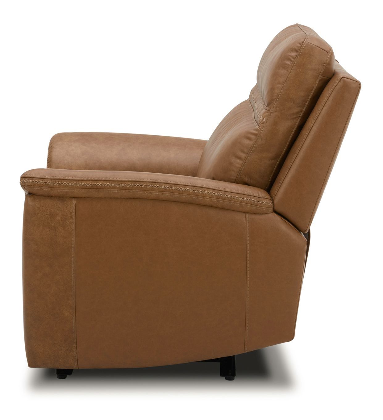 Cooper Leather Zero Gravity Living Room Set | Camel Tan
