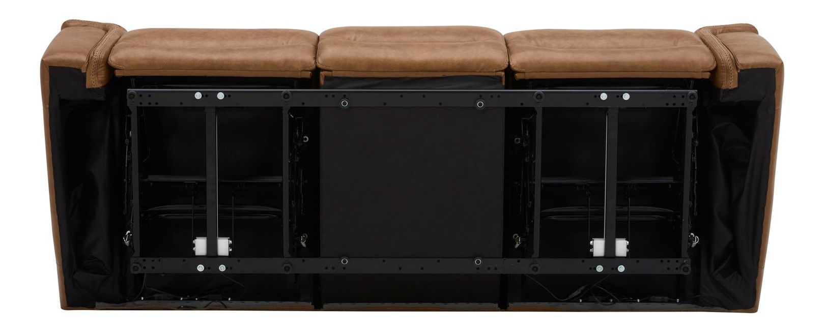 Cooper Leather Power Reclining Sofa w/USB Chargers