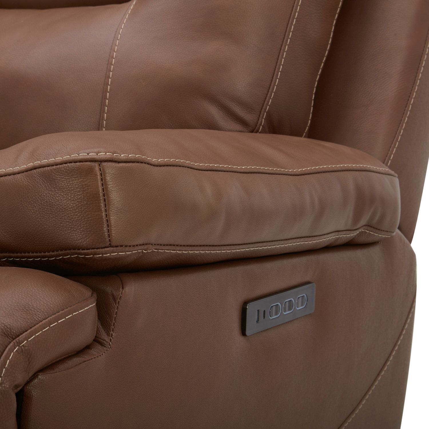Cameron Leather Power Recliner w/USB Chargers