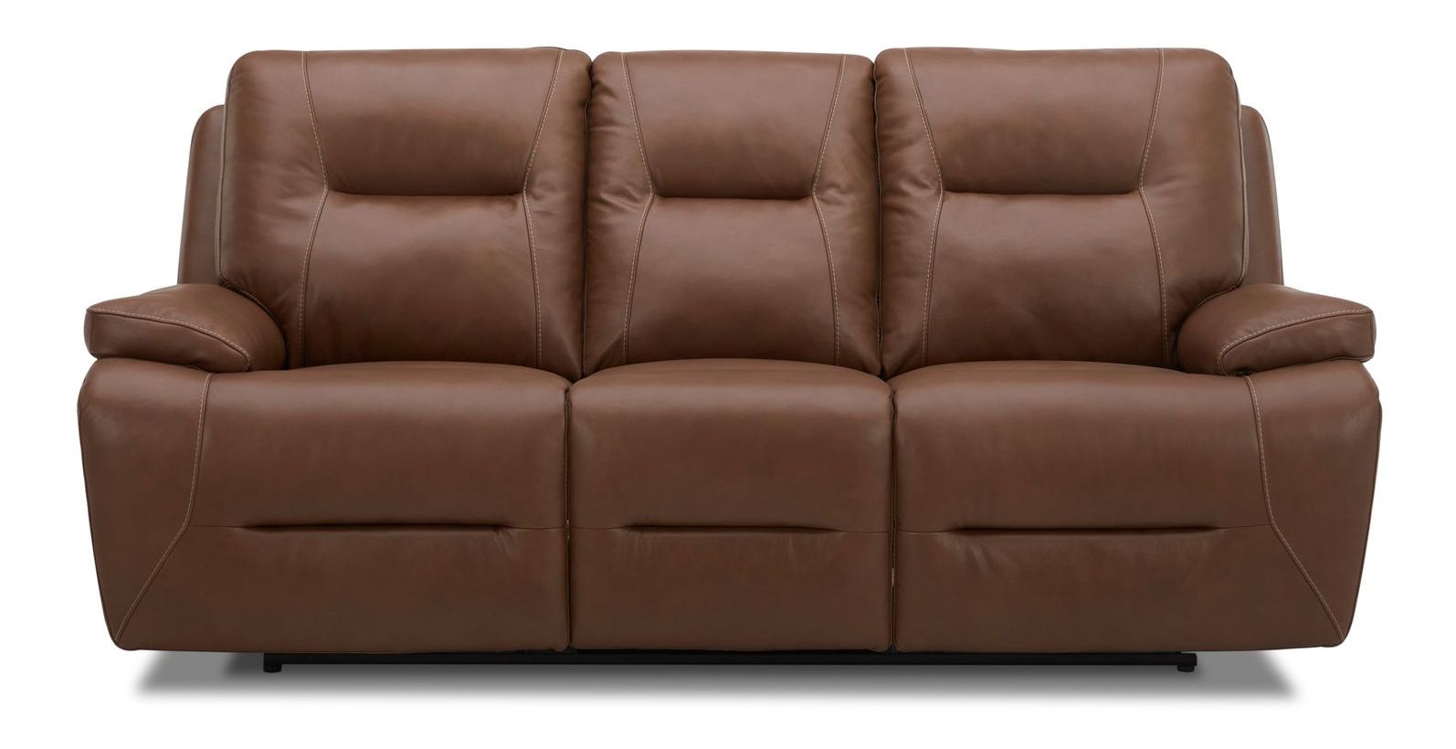 Cameron Leather Power Reclining Sofa w/USB Chargers