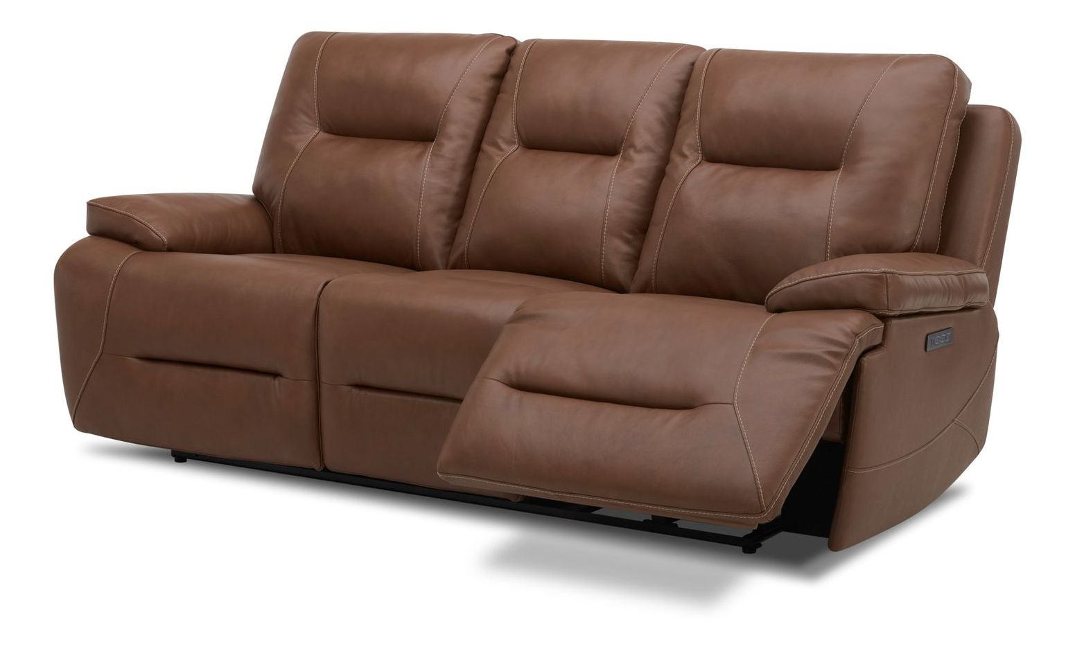 Cameron Leather Power Reclining Sofa w/USB Chargers