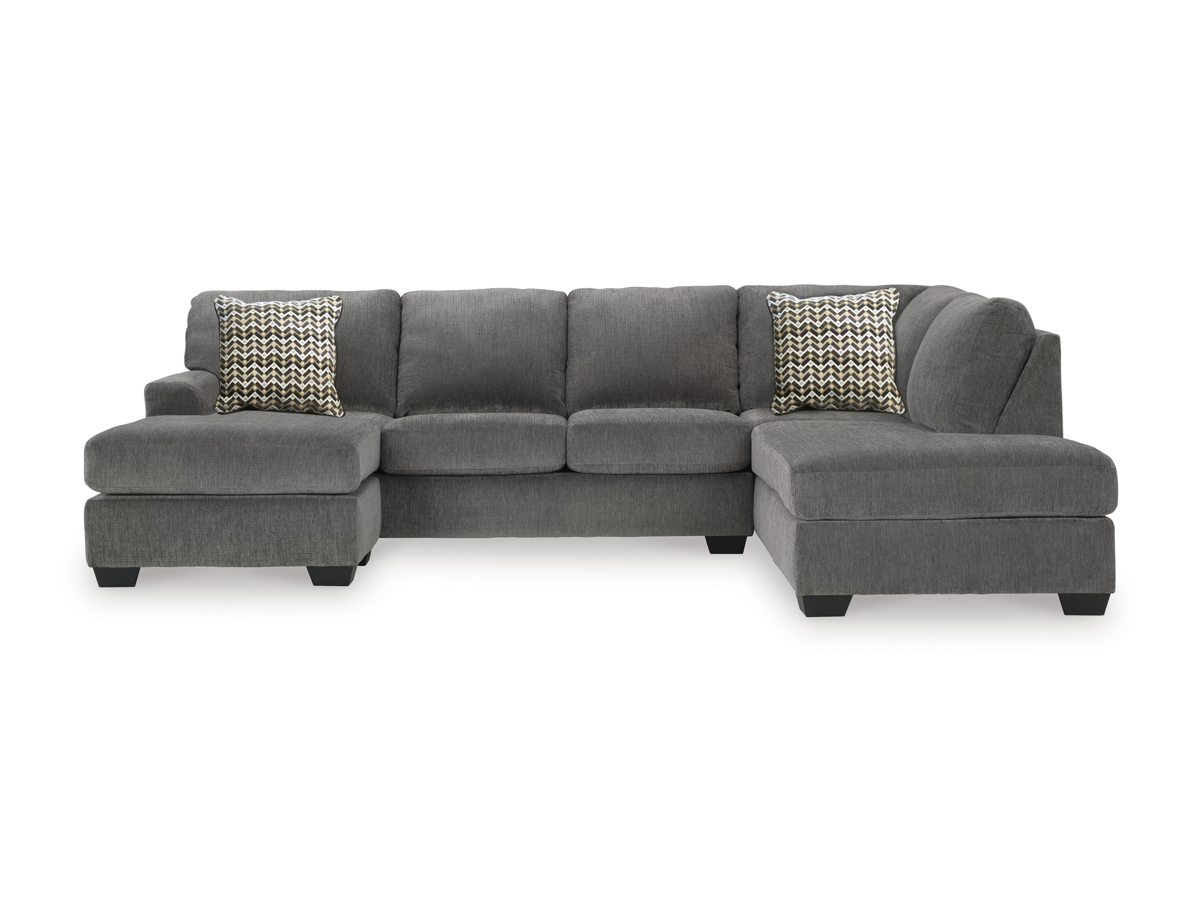 Riverfield Fabric U-Shaped 2-Piece Sectional Sofa w/Chaise