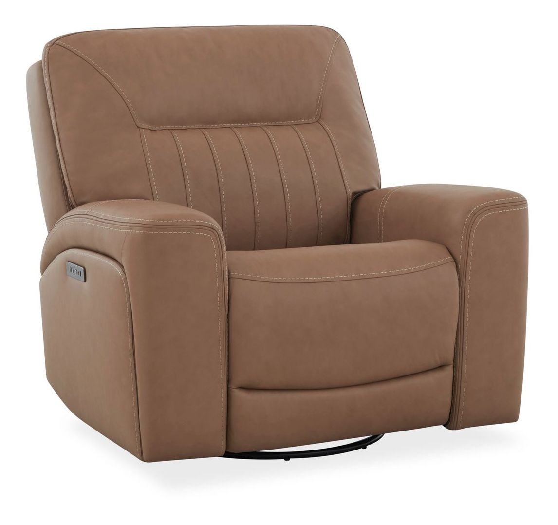 Bennett Leather Power Reclining Living Room Set | USB Ports
