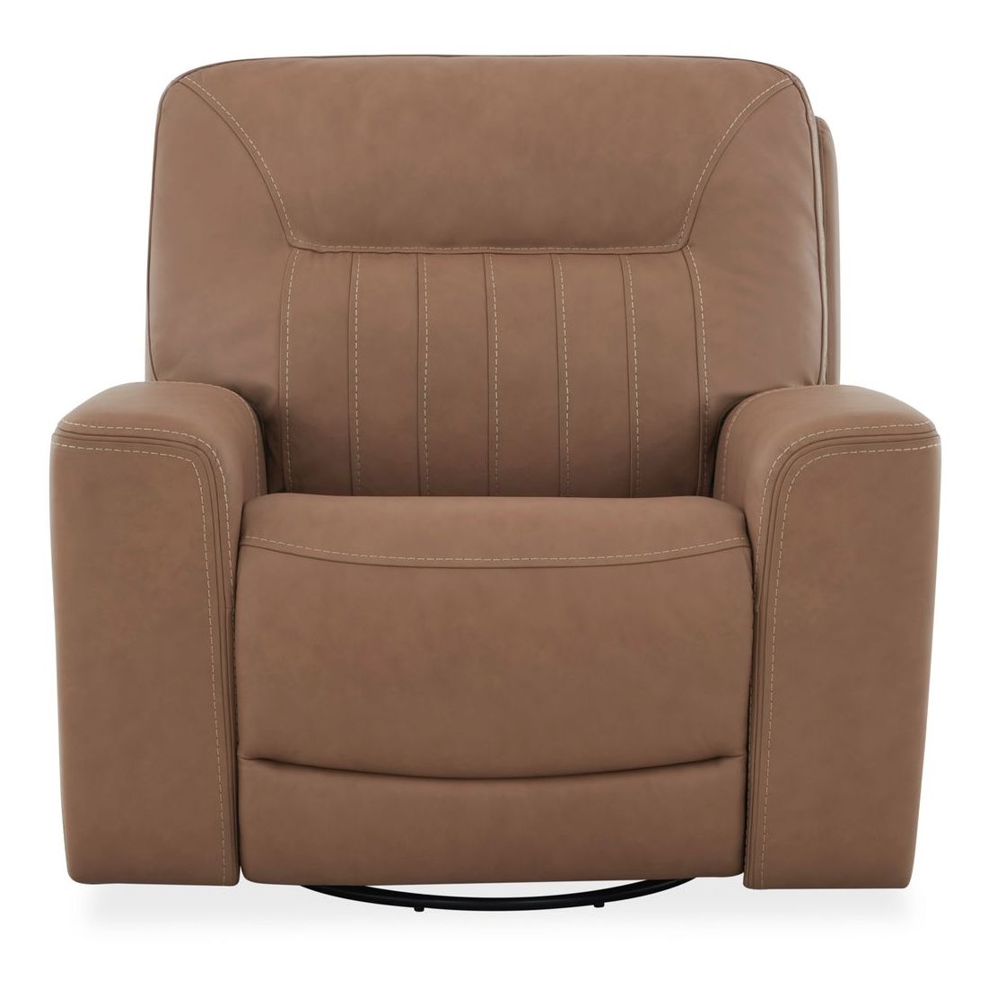 Bennett Leather Swivel Power Recliner w/USB Chargers