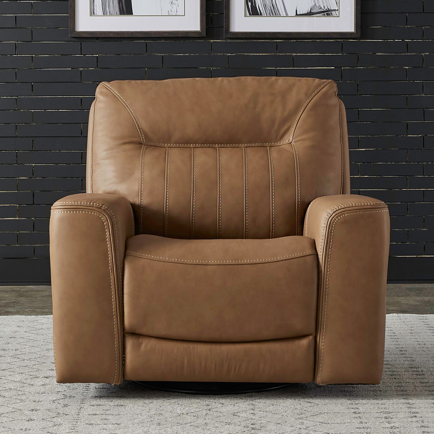 Bennett Leather Power Reclining Living Room Set | USB Ports