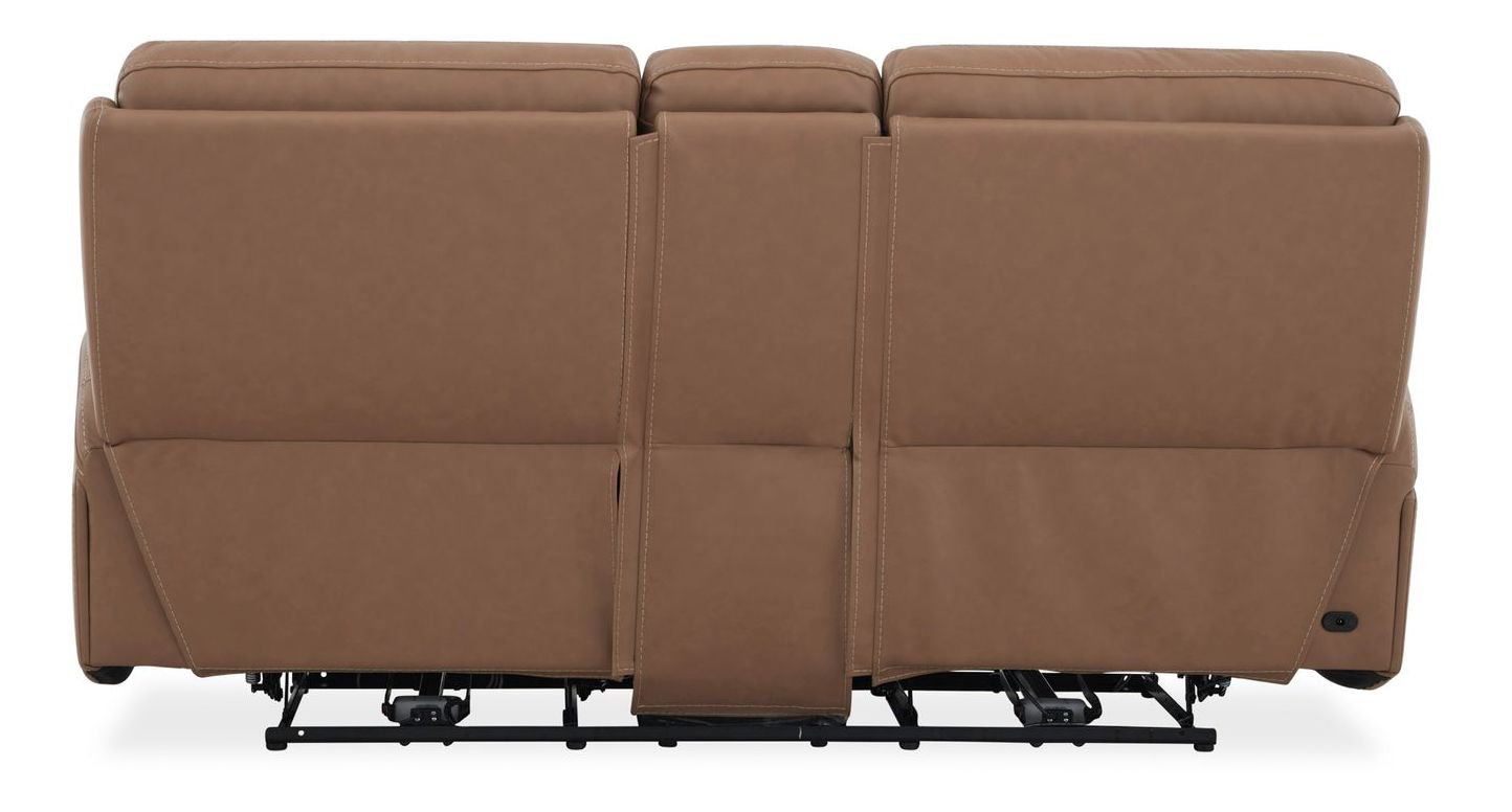 Bennett Leather Power Reclining Living Room Set | USB Ports