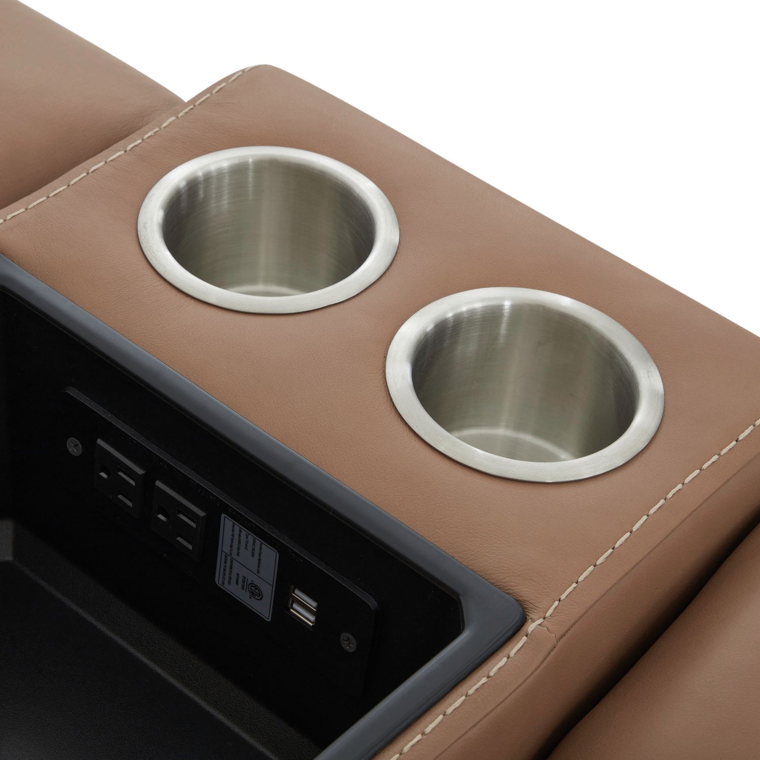 Bennett Leather Power Reclining Living Room Set | USB Ports