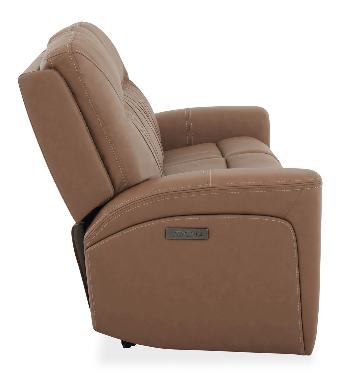 Bennett Leather Power Reclining Sofa w/USB Chargers