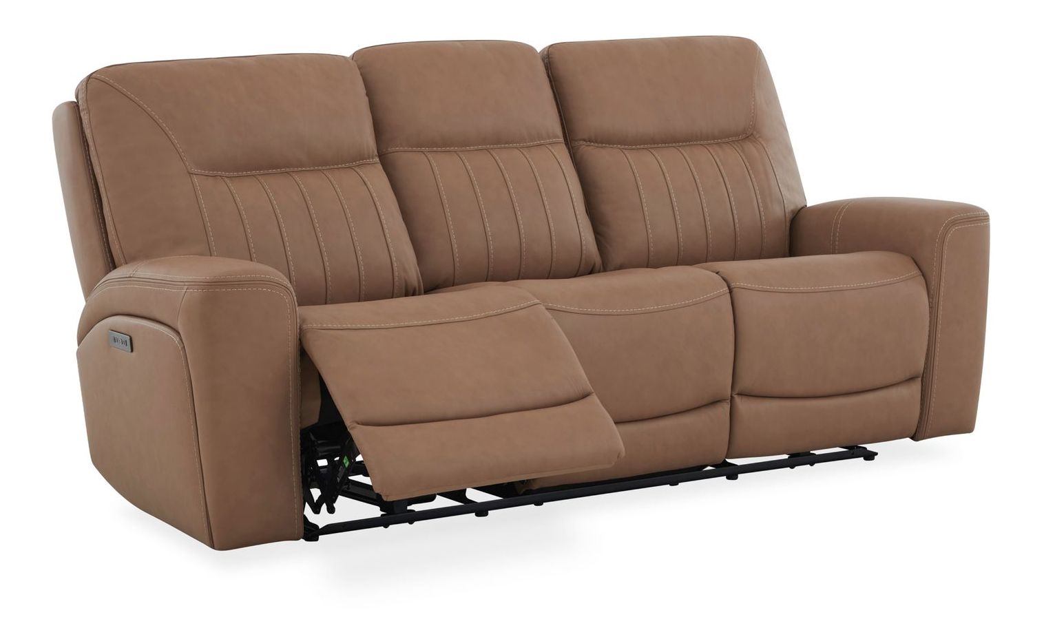 Bennett Leather Power Reclining Sofa w/USB Chargers