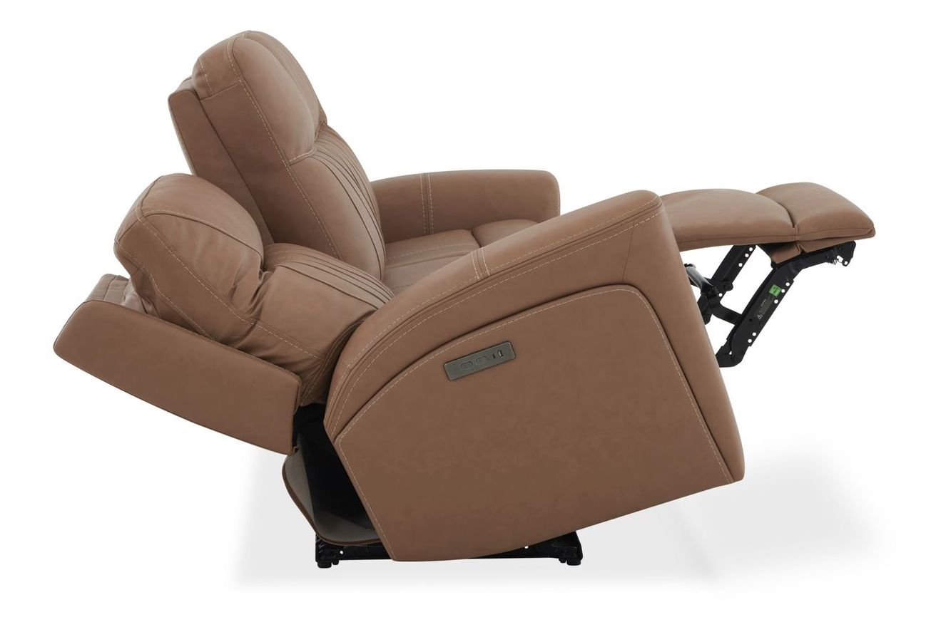 Bennett Leather Power Reclining Living Room Set | USB Ports