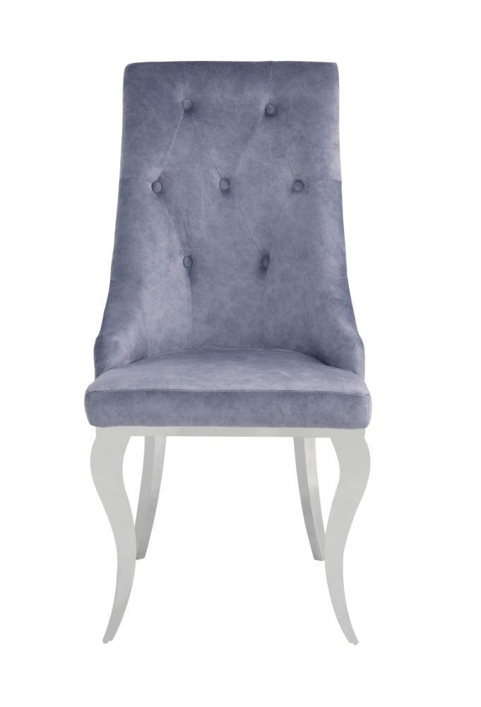 Dekel Fabric/Steel Dining Side Chair