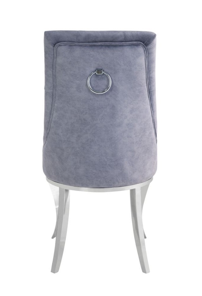Dekel Fabric/Steel Dining Side Chair