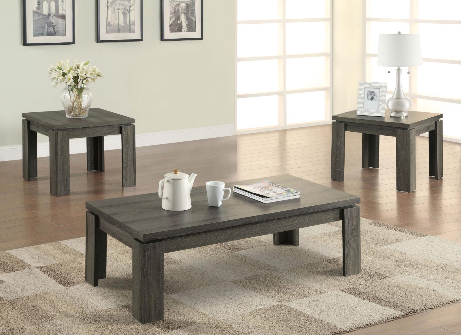 Cain Wood Veneer 3-piece Occasional Table Set