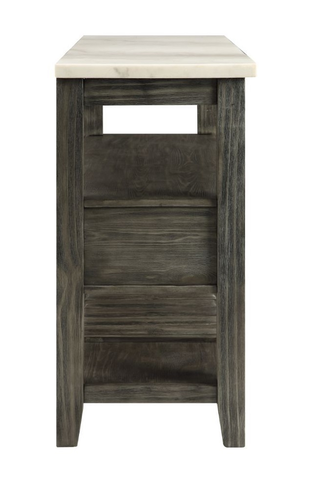 Merel Marble/Wood Dining Room Set