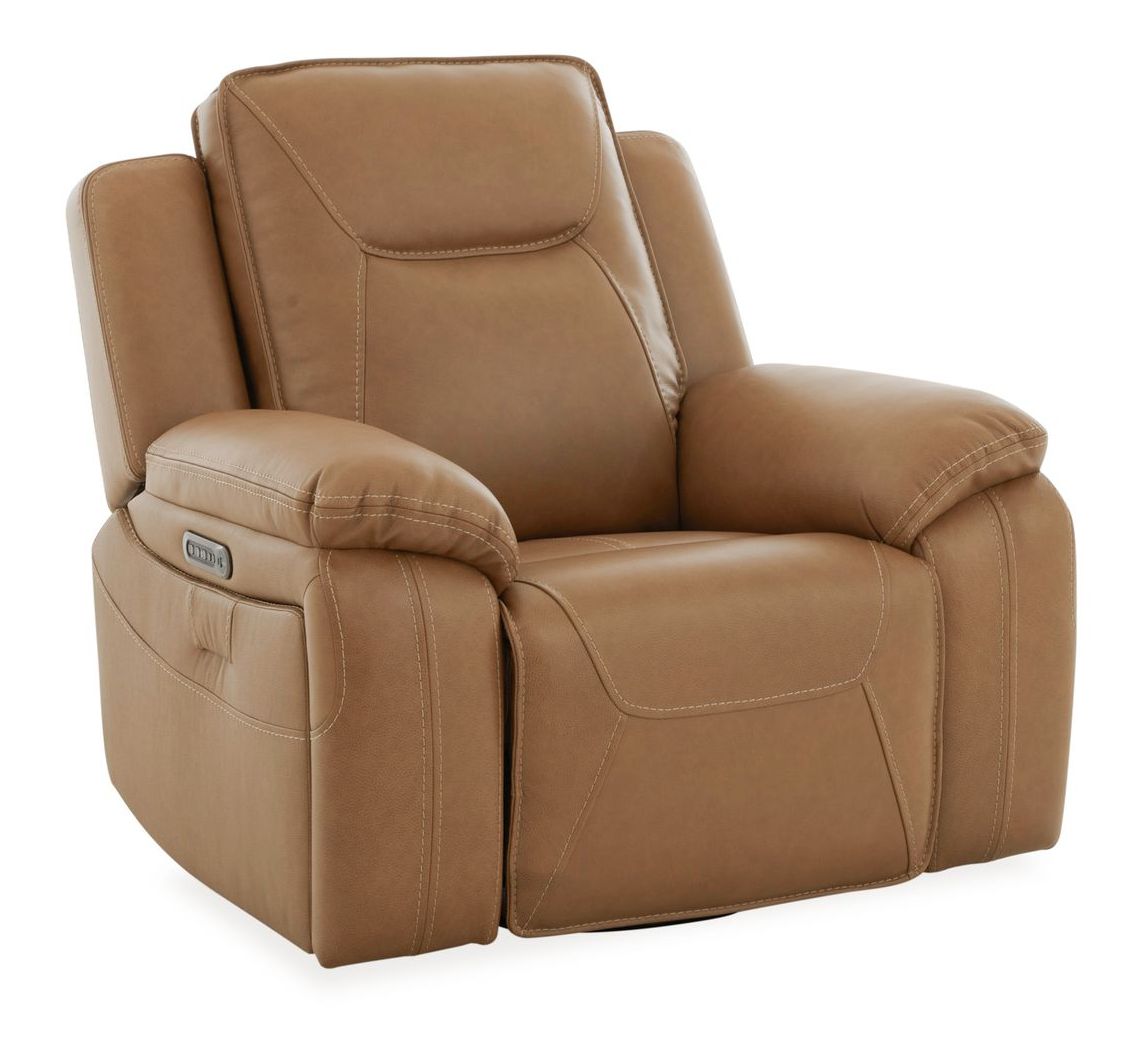 Callihan Leather Power Reclining Living Room Set | Charcoal