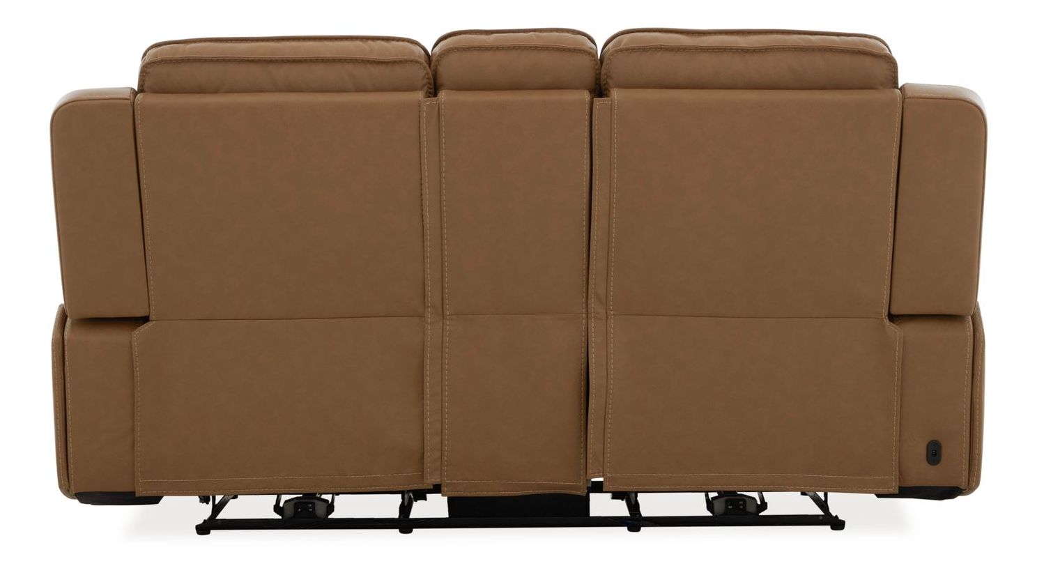 Callihan Leather Power Reclining Loveseat w/Console & USB Chargers