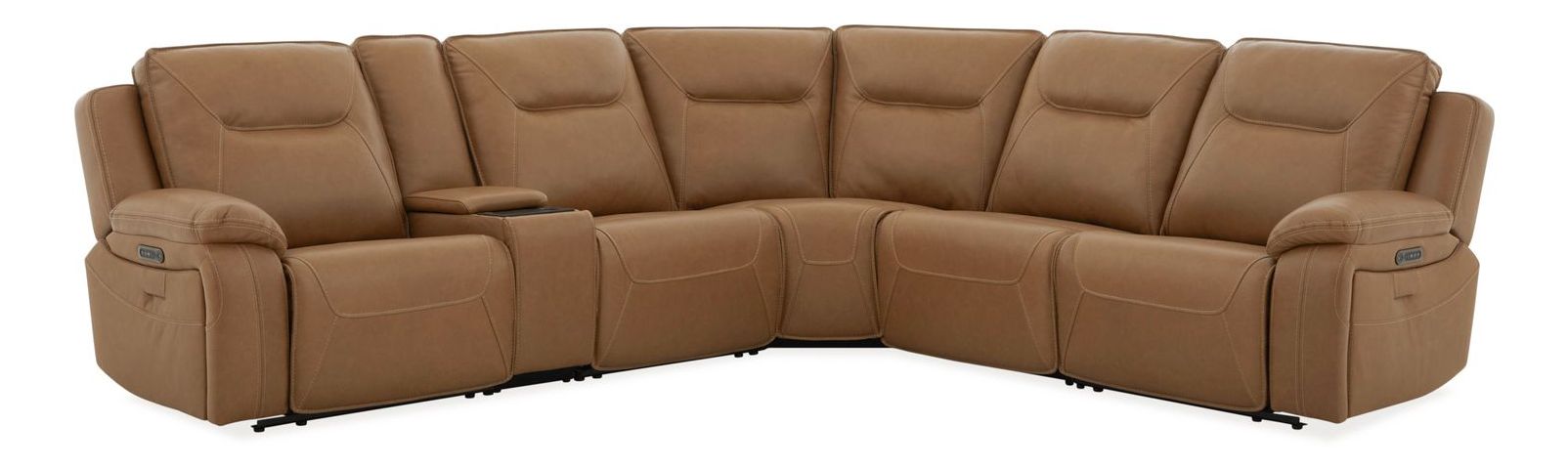 Callihan Leather Power Reclining Living Room Set | Charcoal