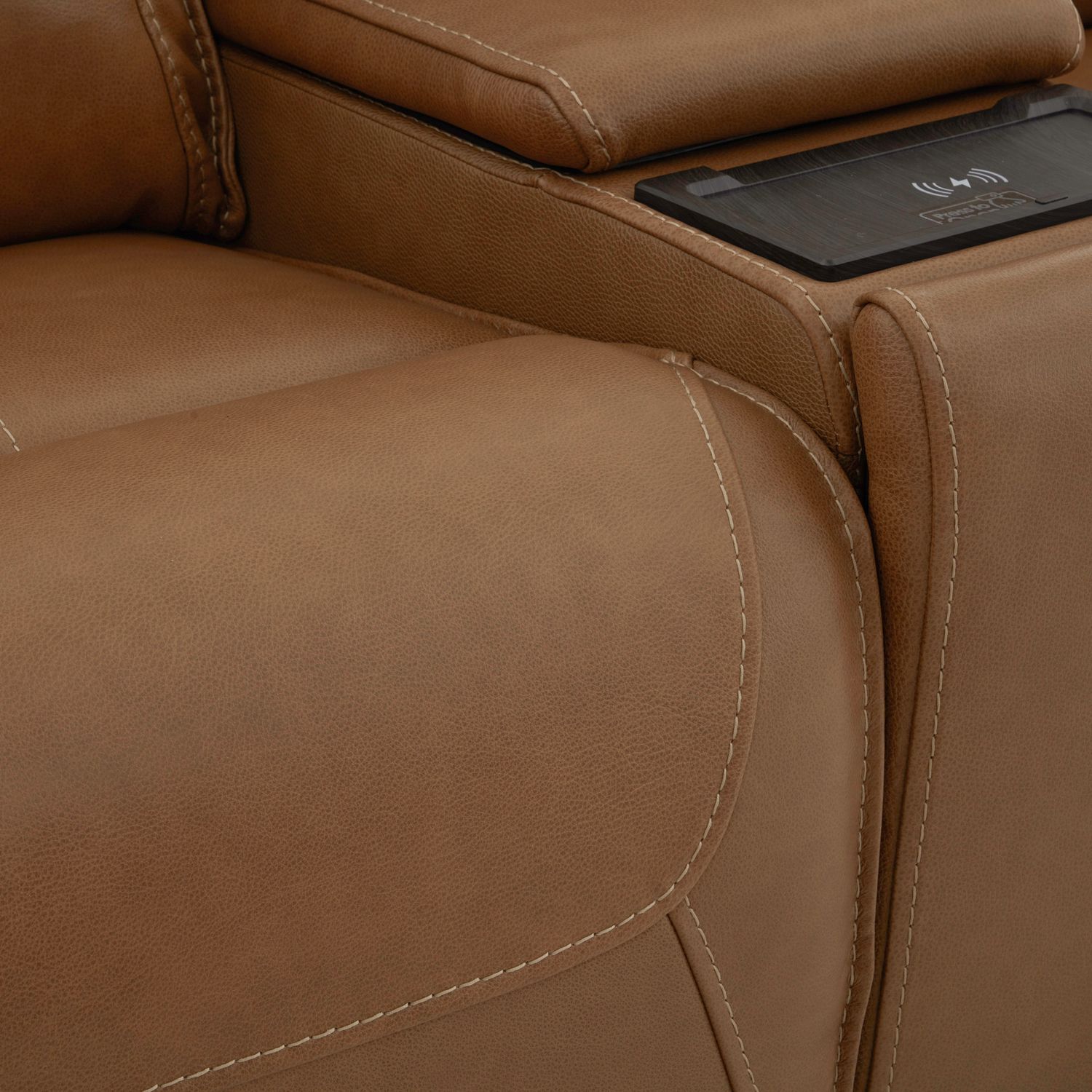 Callihan Leather 6-Piece Power Reclining Sectional w/USB Chargers