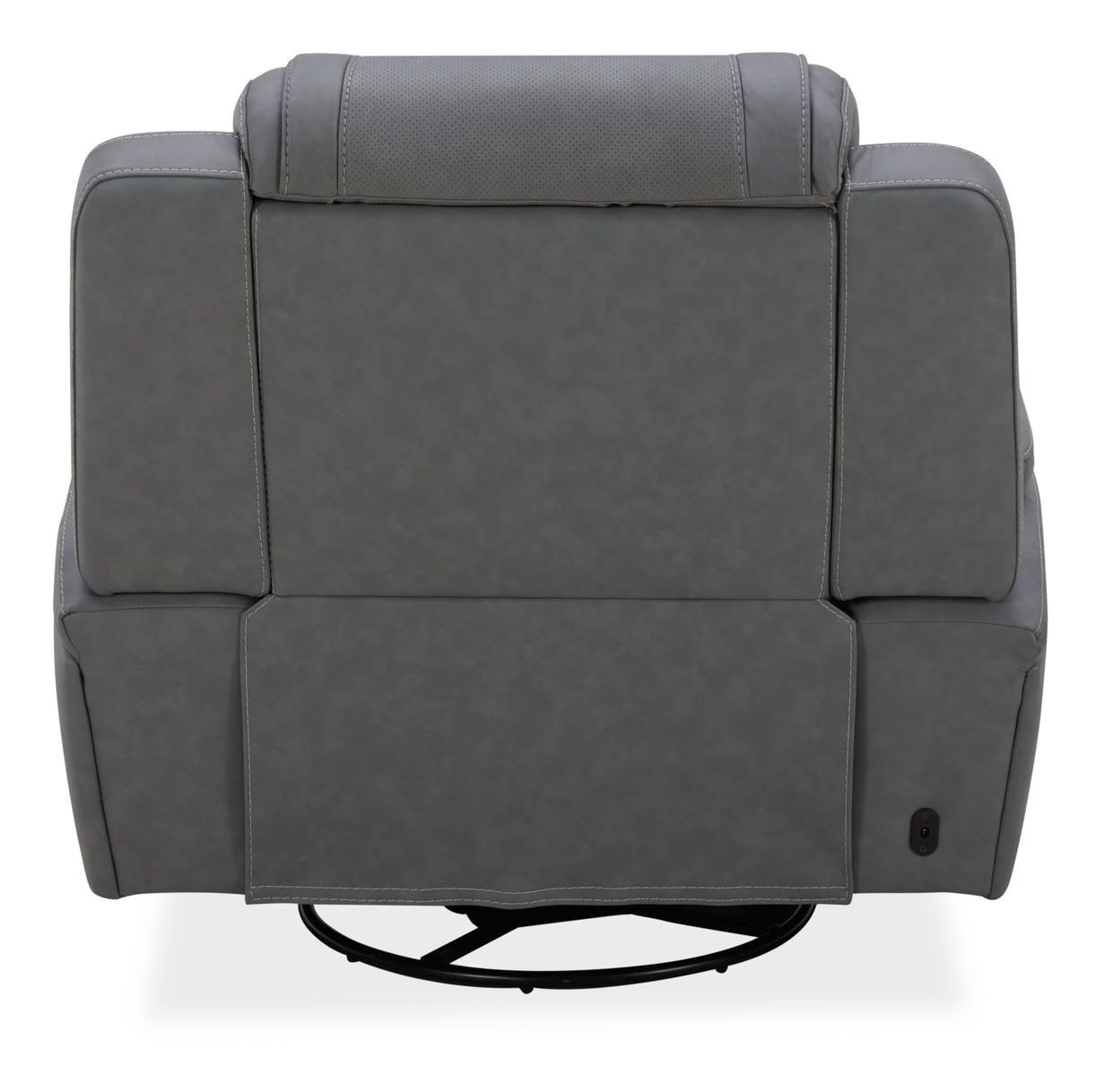 Chapman Leather Power Reclining Set | Alpine Blue Gray