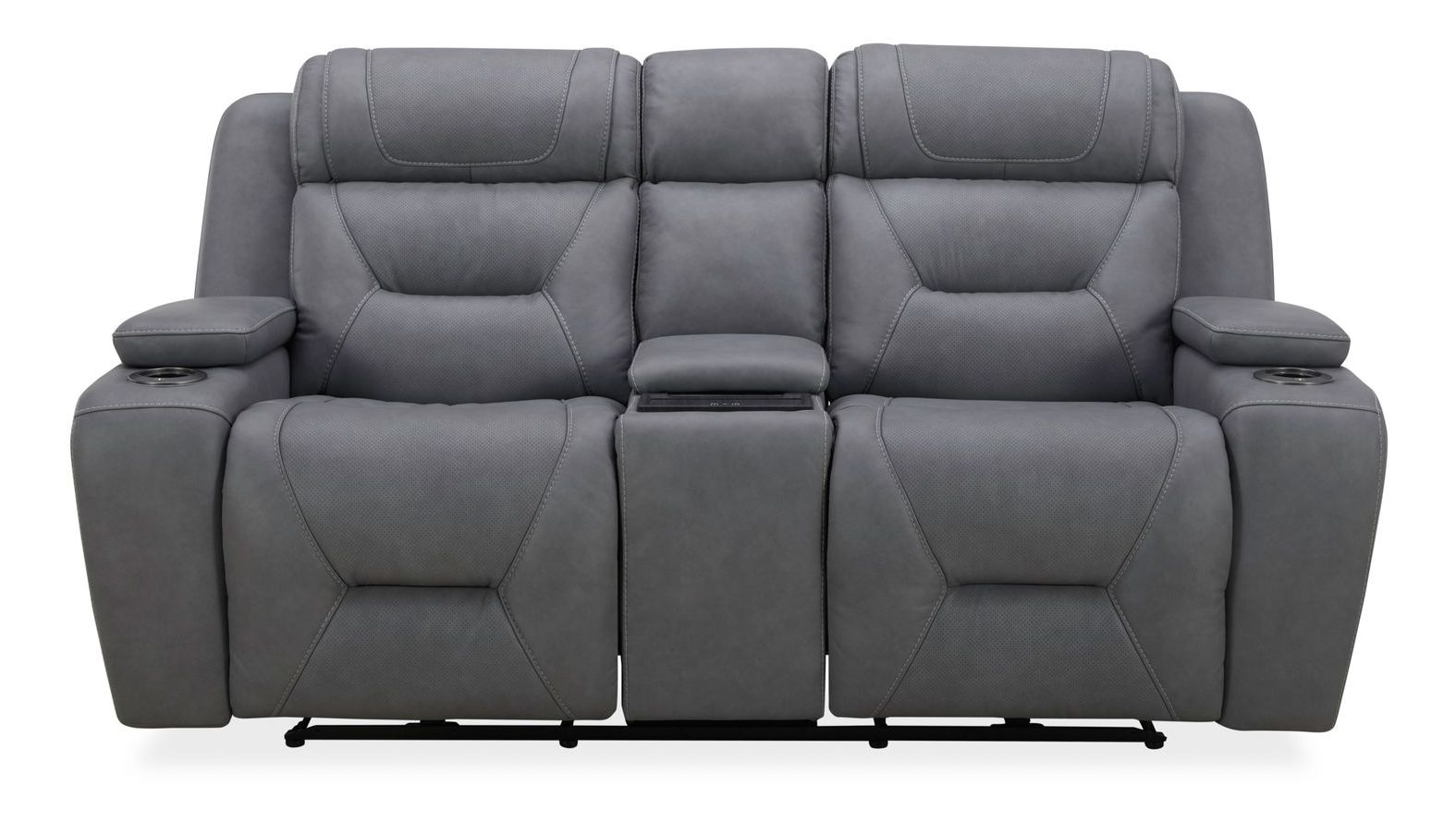 Chapman Power Reclining Leather Set | Alpine Gray or Coal