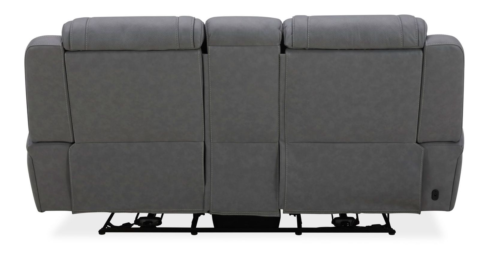 Chapman Leather Power Reclining Set | Alpine Blue Gray